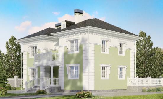 155-005-П Проект двухэтажного дома, компактный загородный дом из арболита Омск | Проекты домов от House Expert