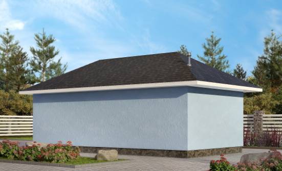040-001-Л Проект гаража из бризолита Омск | Проекты домов от House Expert