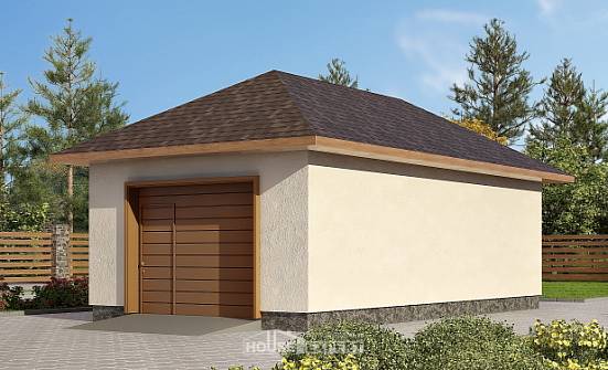 040-001-П Проект гаража из теплоблока Омск | Проекты домов от House Expert