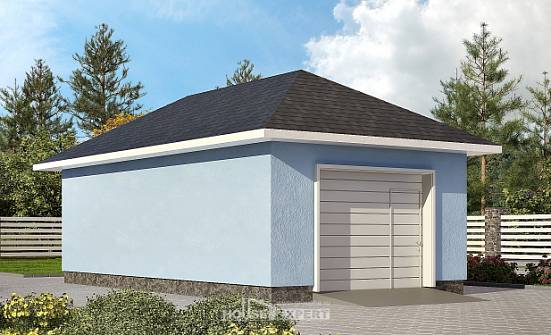 040-001-Л Проект гаража из бризолита Омск | Проекты домов от House Expert