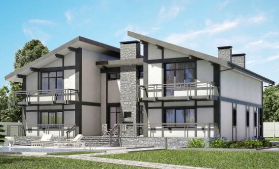 280-002-П Проект двухэтажного дома мансардой, бюджетный коттедж из кирпича Омск | Проекты домов от House Expert