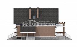 200-009-Л Проект трехэтажного дома с мансардой и гаражом, уютный загородный дом из теплоблока, Омск